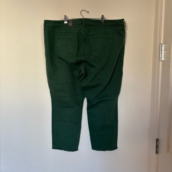 Torrid Size 22 Mom Straight Vintage Stretch High Rise Jean Green NWT - Picture 5 of 7